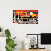 Lijst TV Islamitisch Poster (Thuiskantoor)