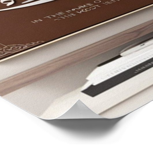 Lijst TV Islamitisch Poster (Hoek)