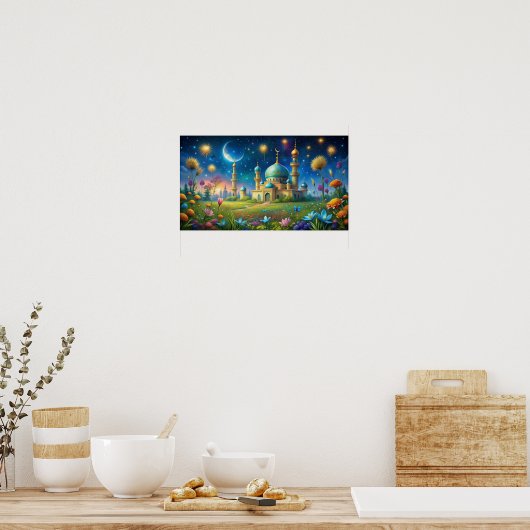 Lijst TV Islamitisch Poster (Keuken)