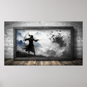 Lijst-tv-ontwerp Poster