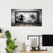 Lijst-tv-ontwerp Poster (Thuiskantoor)