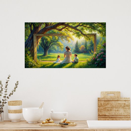 Lijst-tv-ontwerp Poster (Keuken)