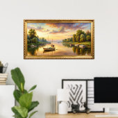 Lijst-tv-ontwerp Poster (Thuiskantoor)