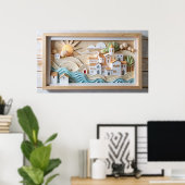 Lijst-tv-ontwerp Poster (Thuiskantoor)