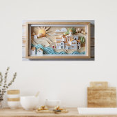 Lijst-tv-ontwerp Poster (Keuken)