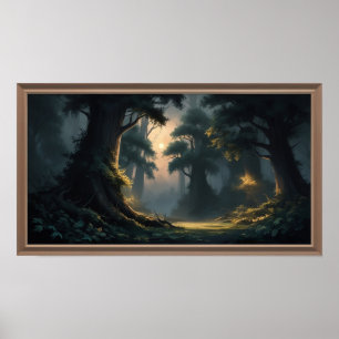 Lijst-tv-ontwerp Poster