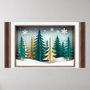 Lijst-tv-ontwerp Poster