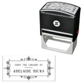   Lijst uit de Bibliotheek van Boeken Zelfinktende Stempel (In situ)