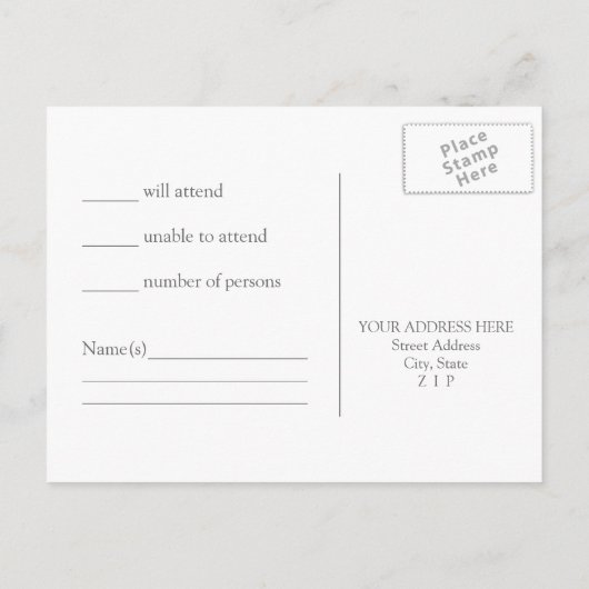  Lijst Uitnodiging Briefkaart (Achterkant)