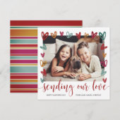  Lijst Valentijnsdag Foto Feestdagenkaart (Voorkant / Achterkant)