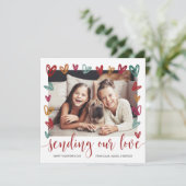  Lijst Valentijnsdag Foto Feestdagenkaart (Staand voorkant)