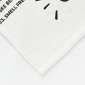 Lijst van 99 redenen om in leven te blijven - gees fleece deken (Hoek)