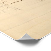 Lijst van aankopen door Meriwether Lewis Poster (Hoek)