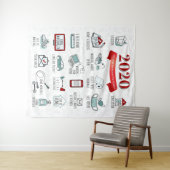 Lijst van activiteiten in quarantaine 2020 wandkleed (In Situ (horizontaal))