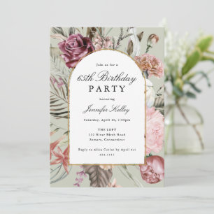 Lijst van Arch Botanical Birthday Party, Sage Gree Kaart