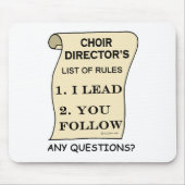 Lijst van artikelen van het reglement van de direc muismat (Voorkant)