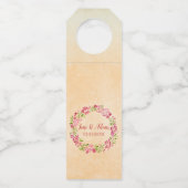 Lijst van Bloemen Flessenhanger (Achterkant)