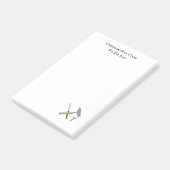 Lijst van bouwarbeiders post-it® notes (Schuin)