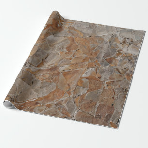 Lijst van bruin en grijs beton cadeaupapier