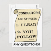 Lijst van constructeurs briefkaart (Voorkant / Achterkant)