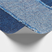 Lijst van de blauw spijkerbroek cadeaupapier (Hoek)