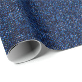 Lijst van de blauw spijkerbroek cadeaupapier (Rol Hoek)