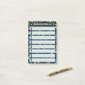 Lijst van de door de elektricien te controleren om post-it® notes (Op bureau)