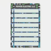 Lijst van de door de elektricien te controleren om post-it® notes (Voorkant)