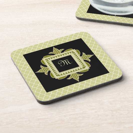 Lijst van de Fleur-de-lis Drankjes Onderzetter (Linkerzijde)