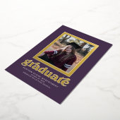 Lijst van de folie over de bekendmaking van Paars Uitnodiging (Gedraaid)