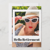 Lijst van de Foto Hallo Modern Chic Kaart (Voorkant)