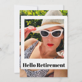 Lijst van de Foto Hallo Modern Chic Kaart