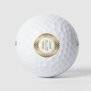 Lijst van de gouden en witte cirkel golfballen