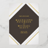 Lijst van de goudmijnen van het schoonmaakmiddel folie uitnodiging (Voorkant)