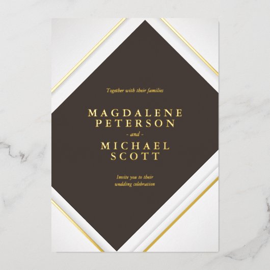 Lijst van de goudmijnen van het schoonmaakmiddel folie uitnodiging (Voorkant)