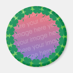 lijst van de ierse plaid - 4 bladklaver magneet