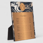 Lijst van diensten voor de roos goudmarmer van kop fotoplaat (Zijkant)