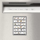 Lijst van dinosauriërs magneet (Insitu (Vaatwasser))