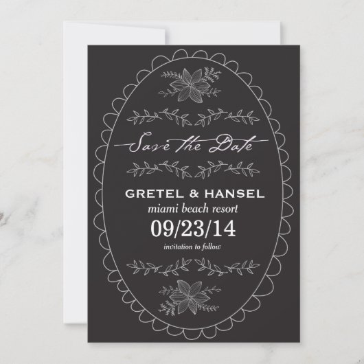 lijst van doedelen save the date (Voorkant)