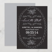 lijst van doedelen save the date (Voorkant / Achterkant)