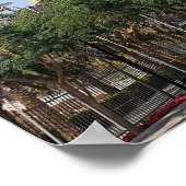 Lijst van Dubai, gelegen in het Zabeel Park Poster (Hoek)