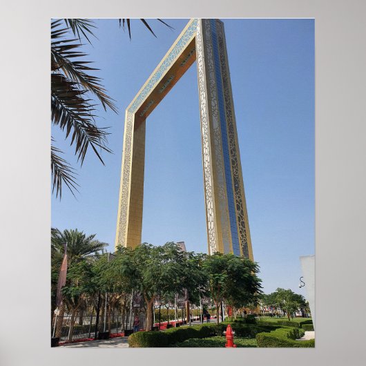 Lijst van Dubai, gelegen in het Zabeel Park Poster (Voorkant)