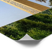 Lijst van Dubai, gelegen in het Zabeel Park Poster (Hoek)