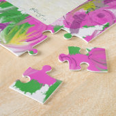 Lijst van Floral en Bloem Bouquet Legpuzzel (Zijkant)