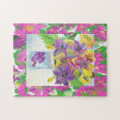 Lijst van Floral en Bloem Bouquet Legpuzzel (Horizontaal)