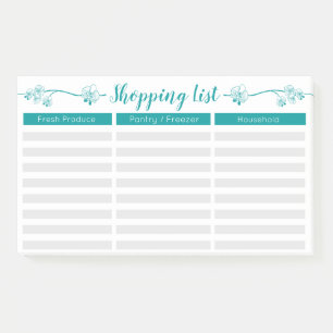 Lijst van Florale winkels - Lijnd w. Aangepaste ti Post-it® Notes
