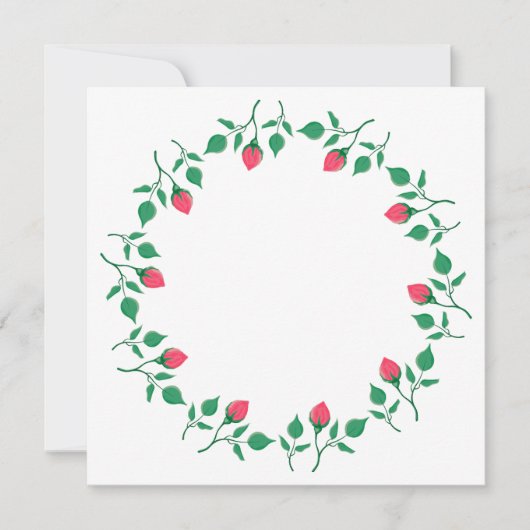 Lijst van Florence met roze roze roze bloemen (Voorkant)