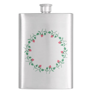 Lijst van Florence met roze roze roze bloemen Flacon