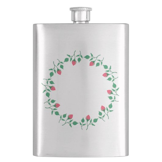 Lijst van Florence met roze roze roze bloemen Flacon (Voorkant)