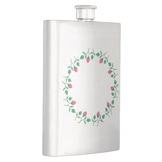 Lijst van Florence met roze roze roze bloemen Flacon (Rechts)